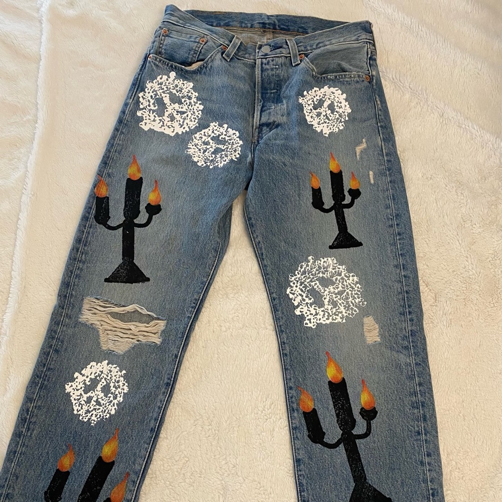 Denim tears X Virgil abloh "tears in message”